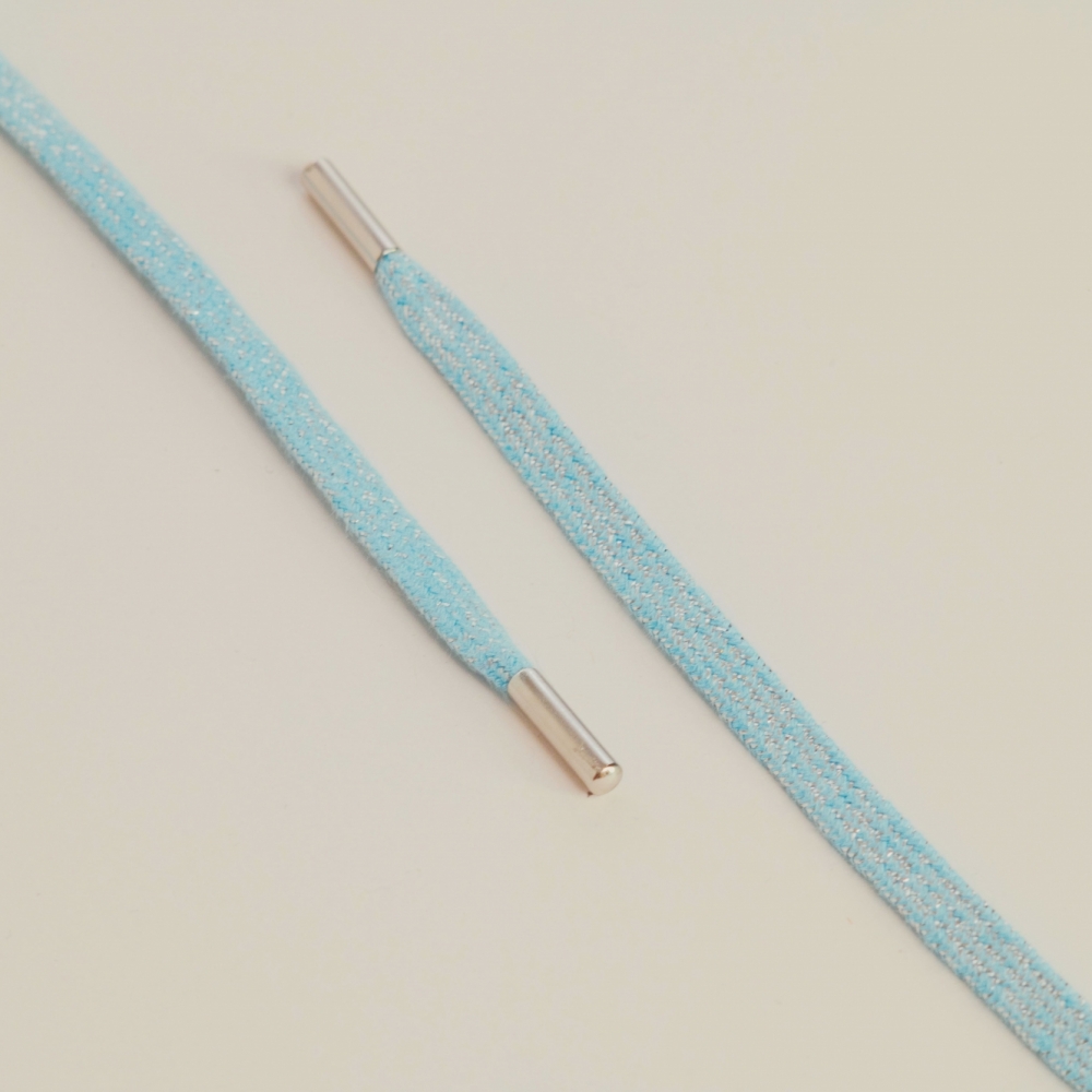 Lace - light blue & silver